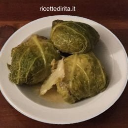 Involtini di cavolo verza
