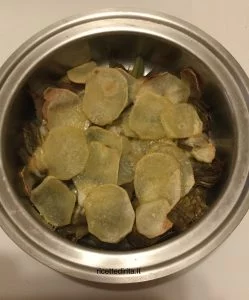 Sformato di carciofi e patate