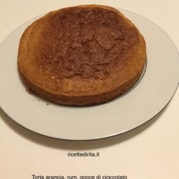 Torta arancia e cioccolato