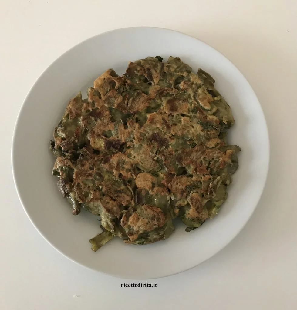 La mia frittata carciofi