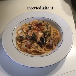 Linguine con polpa di granchio