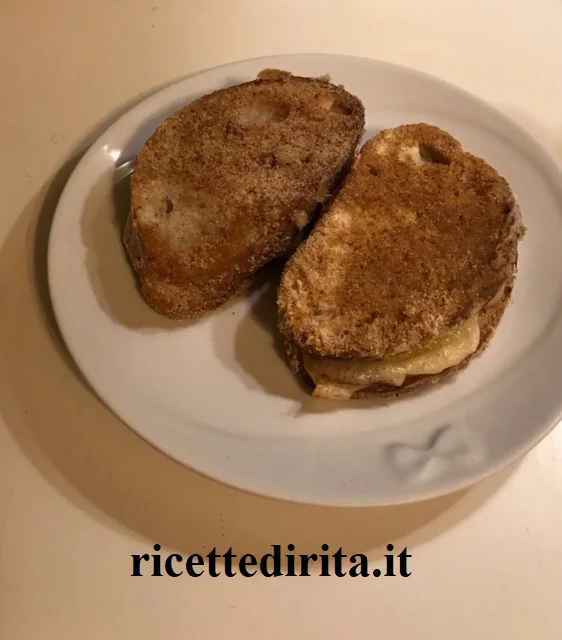 Crostoni panati al forno