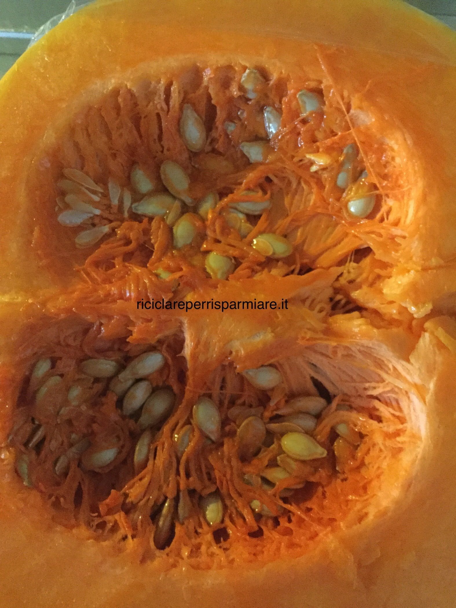 semi di zucca con buccia