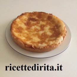 Torta ricotta e pere