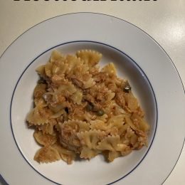 Farfalle tonno e patate