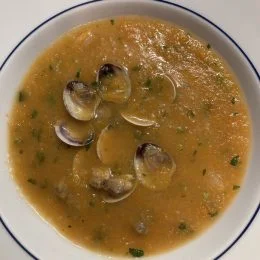 Zucca con vongole