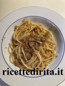 Pasta con acciughe