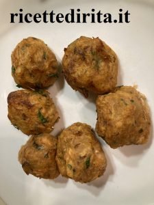 Polpette di sgombro light