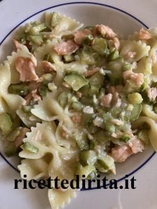 Pasta con Salmone affumicato