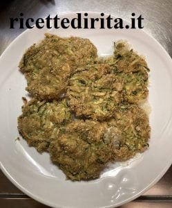Schiacciatine di zucchine