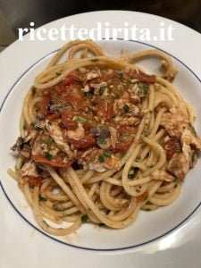 Spaghetti con palamita