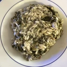 Riso con sgombro e scarola