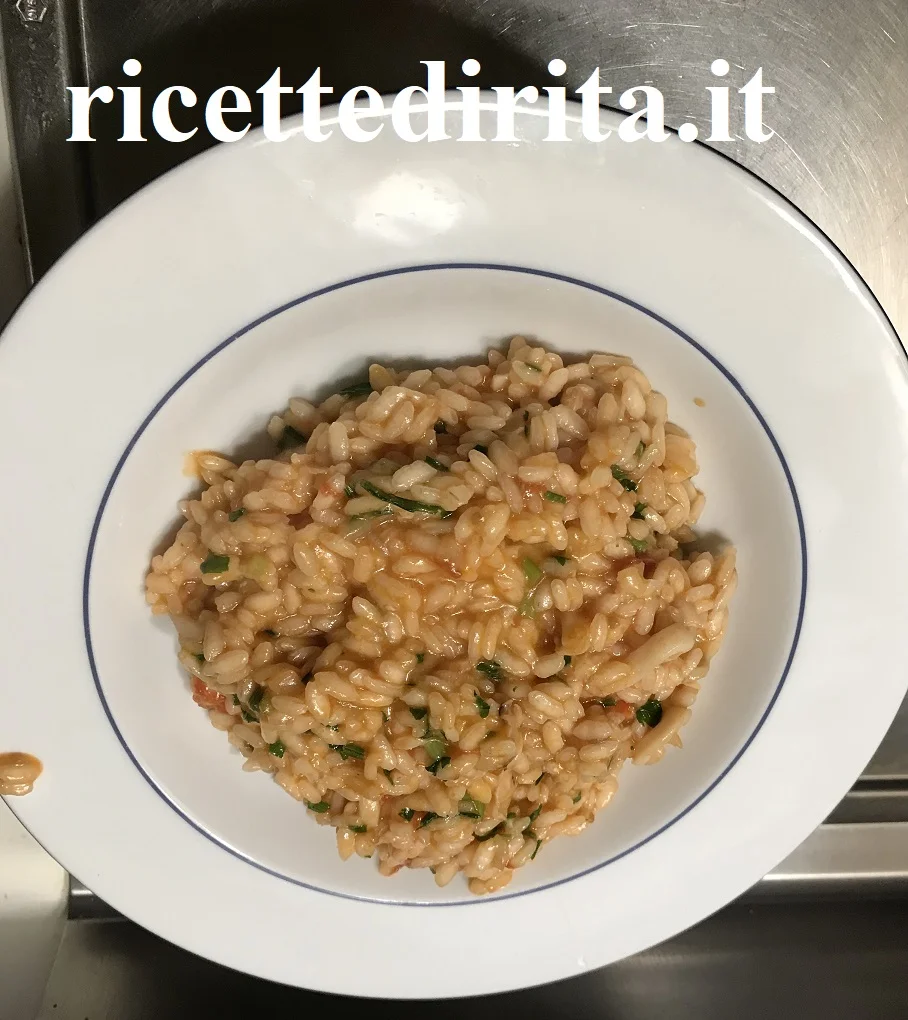 Risotto zucchine e gamberetti