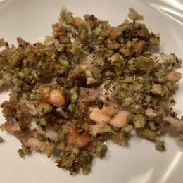 Salmone in crosta