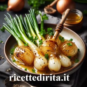 Cipolline caramellate al miele