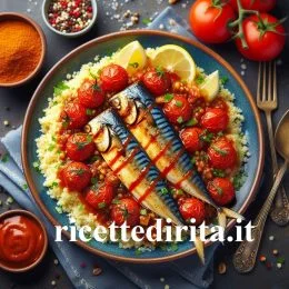 Sgombri con cous cous