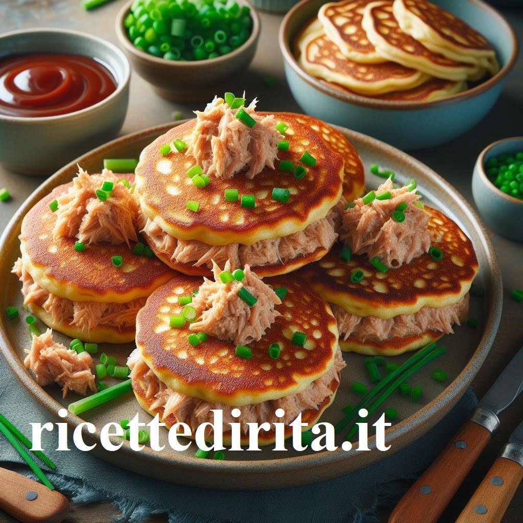 Focaccine di patate con tonno
