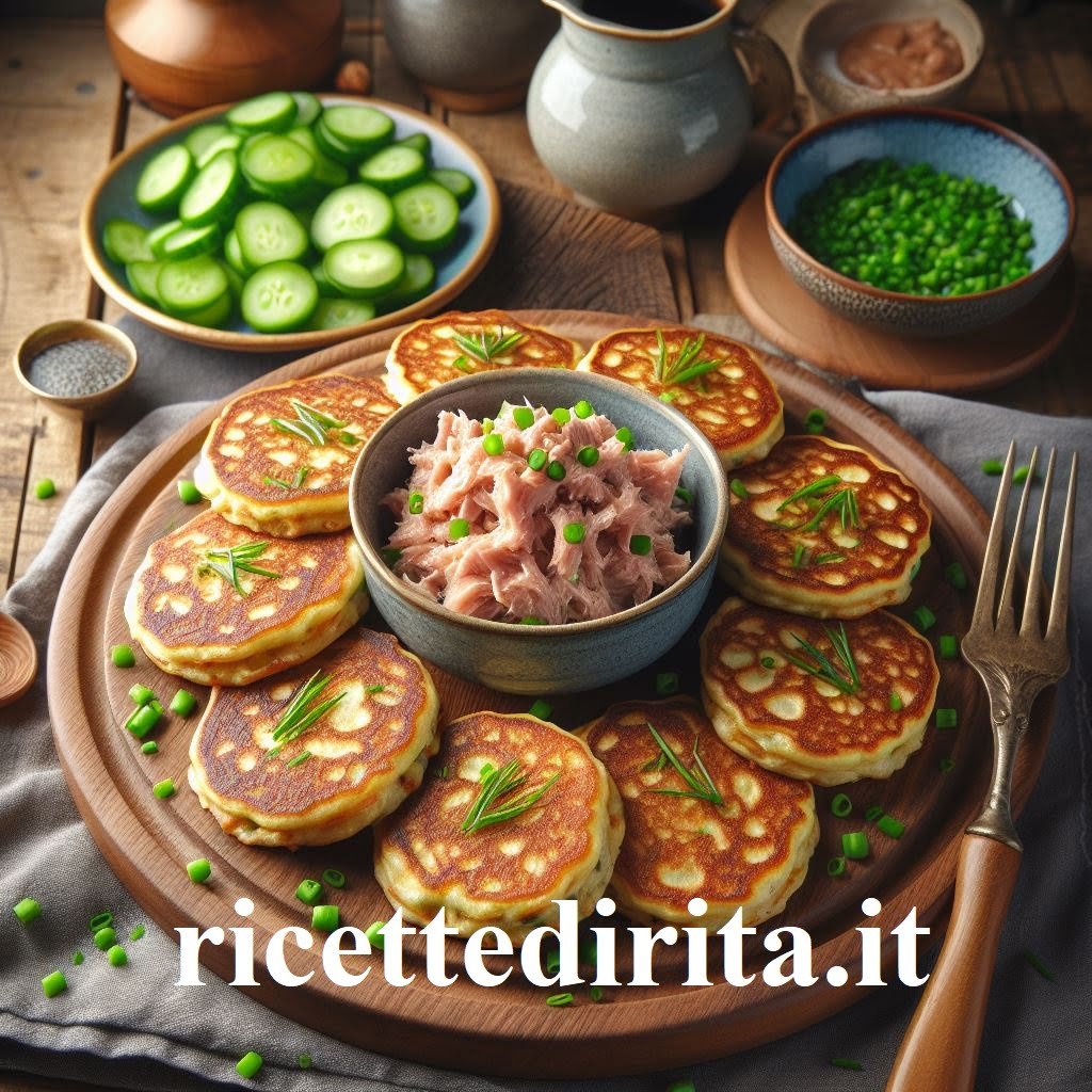 Focaccine di patate con tonno