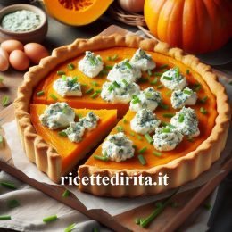 Quiche di zucca e gorgonzola
