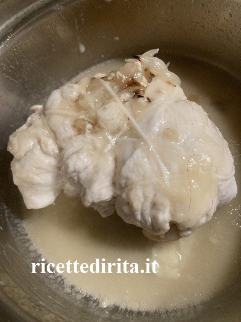 Involtini di pollo con cipolle