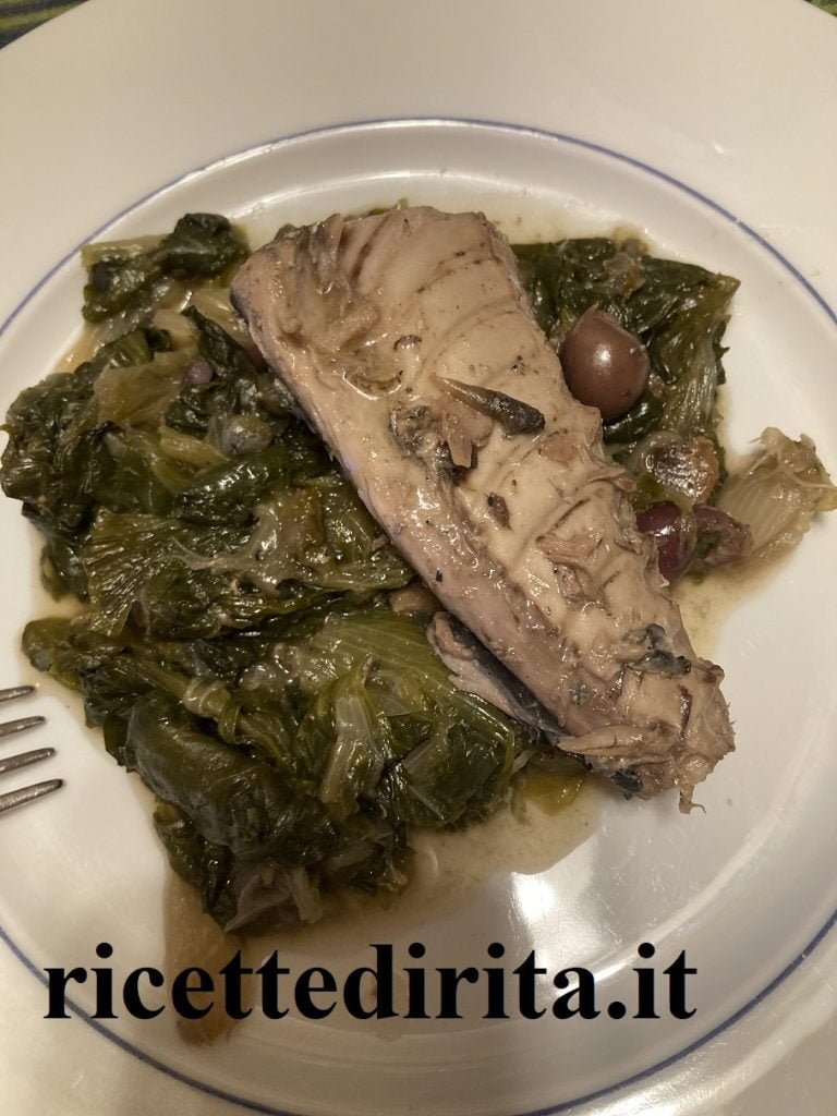 Tombarello con scarole