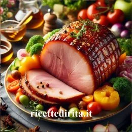 Prosciutto di maiale al pepe verde