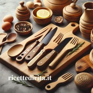 Taglieri di legno puliti