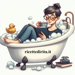 Bagno con il tè