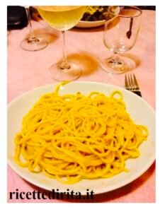 Spaghetti al riccio di mare