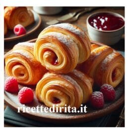 Involtini di sfoglia rapida