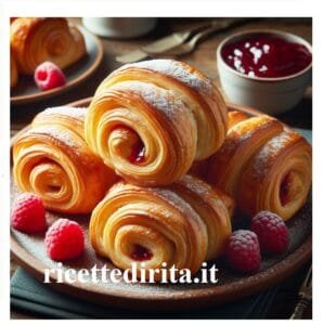 Involtini di sfoglia rapida