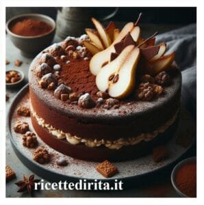 Torta moretta con Pere