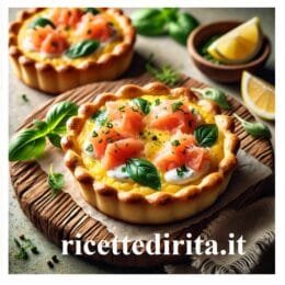 Crostatine al salmone