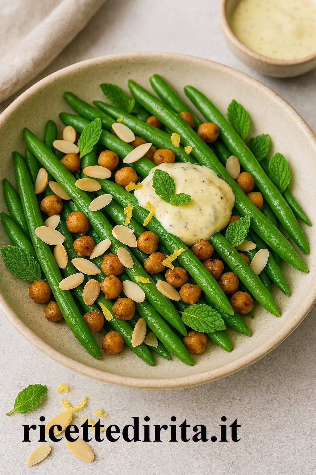 Insalata tiepida di fagiolini